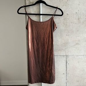 Metallic dress